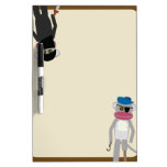 Pirate Vs. Ninja Sock Monkey Dry-Erase Whiteboards