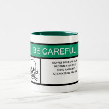 Pirate Warning Coffee Mug