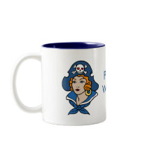 Pirate Wench mugs by Kat_Kapers Pirate Wench mugs