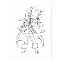 Pirate Witch postcards