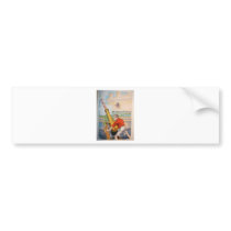 Pirate With Cannon Bumper Sticker