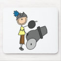 Pirate With Cannon Mousepad