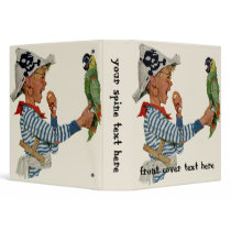 Pirate with Parrot binders