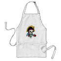PIRATE WITH ROSE aprons by nassosvakalis PIRATE WITH ROSE aprons