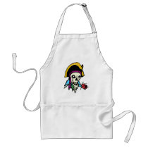 PIRATE WITH ROSE aprons