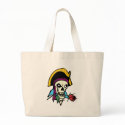 PIRATE WITH ROSE bags by nassosvakalis PIRATE WITH ROSE bags