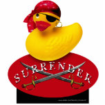 Pirate Yellow Rubber Ducky Sculpture Photo Cutout
