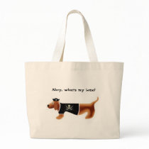 piratedach, Ahoy, whar's my bone? bags by jenniekurono piratedach, Ahoy, whar's my bone? bags