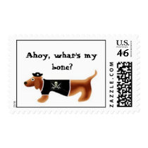 piratedach, Ahoy, whar's my bone? postage