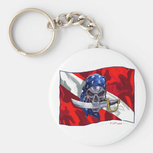 piratediveflag copy keychains