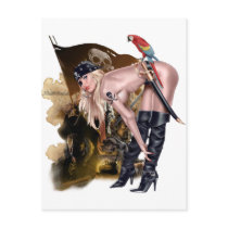 PirateGirl postcards by YourStore PirateGirl postcards