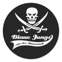 Piratenaufkleber Blaue Jungs stickers