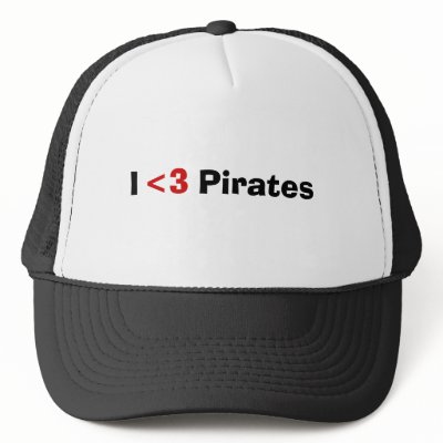 Pirates, <3, I Trucker Hat by Vaughnfu