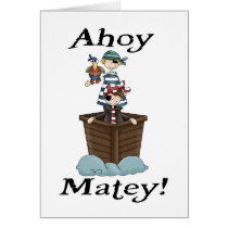 Pirates Ahoy Matey Card
