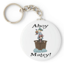 Pirates Ahoy Matey Keychains