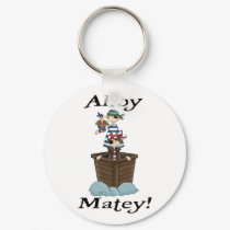 Pirates Ahoy Matey keychains by SoCalTeeShirts Pirates Ahoy Matey keychains
