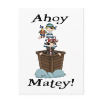 Pirates Ahoy Matey Post Cards