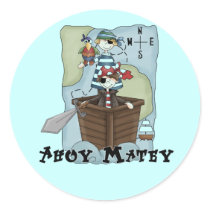 Pirates Ahoy Tshirs and Gifts Stickers