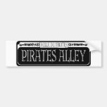 Pirates Alley Metal Sign Bumper Sticker