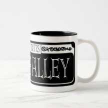 Pirates Alley Metal Sign Coffee Mugs