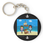 Pirates and Treasure Keychain