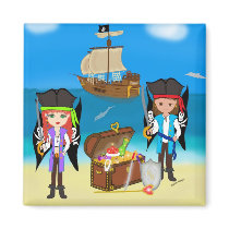 Pirates and Treasure Magnet