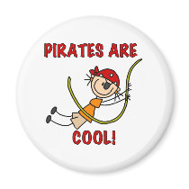 Pirates Are Cool magnets by stick_figures Pirates Are Cool magnets