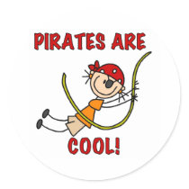 Pirates Are Cool stickers by stick_figures Pirates Are Cool stickers