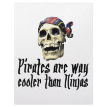 Pirates cooler than Ninjas letterhead by inktees Pirates cooler than Ninjas letterhead