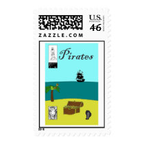 Pirates cover art stamps stamps