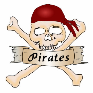 Pirate Skull Photo Statuettes, Cutouts &amp; Sculptures | Zazzle