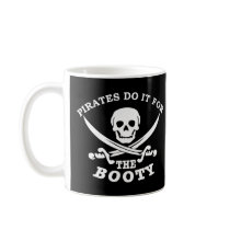 Pirates Do 4 Booty Black Mugs