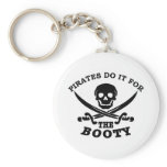 Pirates Do 4 Booty Keychain