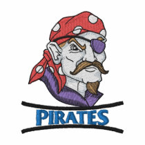 Pirates embroidered shirts