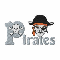Pirates embroidered shirts