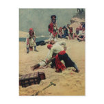 Pirates Fight Over Treasure Postcards