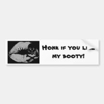 Pirates Honk for Booty Bumper Stickers