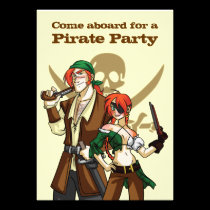 Pirates invitations