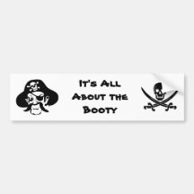 Pirates Love Booty Bumper Stickers