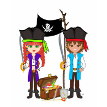 Pirates Mad Morgan and Thaddeus  T-Shirt