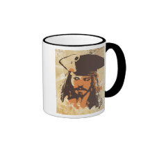 Pirates of the Caribbean Jack Sparrow graphic Coffee Mugs