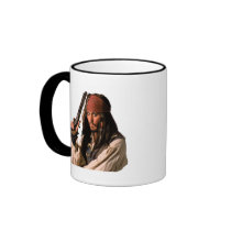 Pirates of the Caribbean Jack Sparrow with Gun mugs