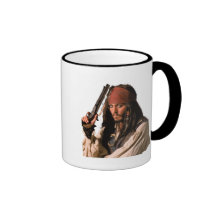 Pirates of the Caribbean Jack Sparrow with Gun Coffee Mug
