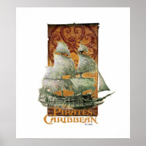 Pirates of the Caribbean Poster Art Disney