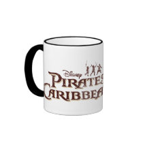 Pirates of the Caribbean Skull torches Logo Disney Coffee Mugs