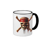 Pirates of the Caribbean skull torches Logo Disney Mug