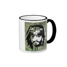 Pirates of the Caribbean's Jack Sparrow Grunge Coffee Mugs