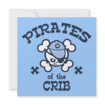 Pirates of the Crib invitations