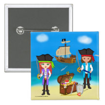 Pirates of the Hinterland Button