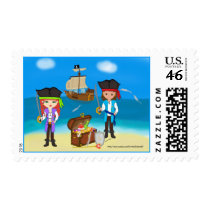 Pirates of the Hinterland Postage Stamp